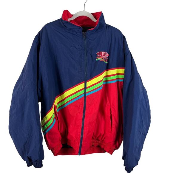 Vintage 90s Nascar Motorsport Jeff Gordon 24 Monte Carlo Dupont Racing Jacket XL - Picture 3 of 9